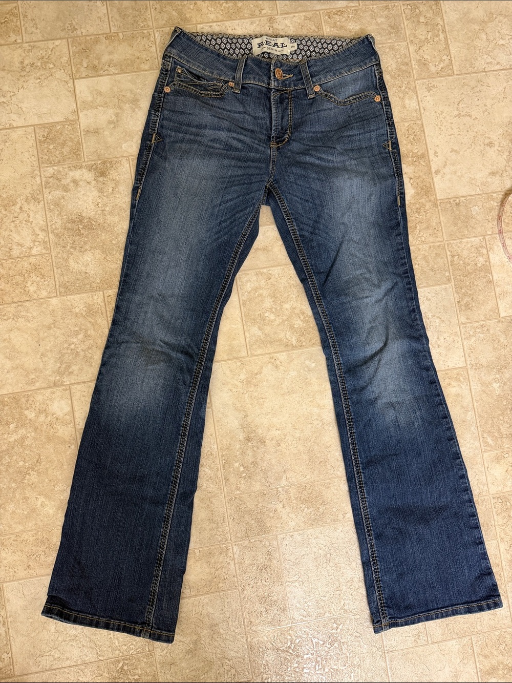 Ariat Women's Medium Dark Blue Flare Jeans